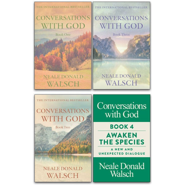 Conversations With God Neale Donald Walsch 4 Books Collection Set - Book 1 Book 2 Book 3 Awaken Th..