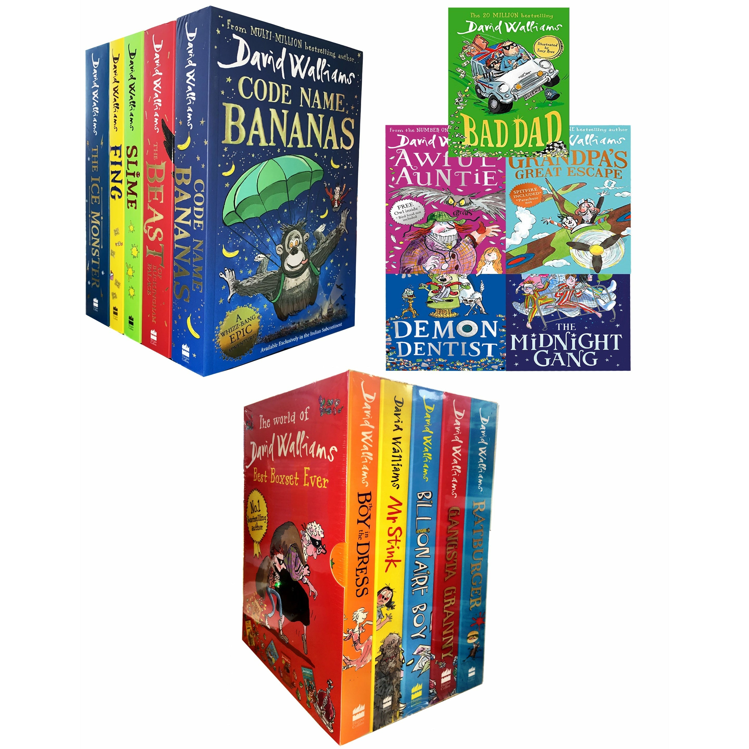 Buy Book The World Of David Walliams Bestselling Series Collection 15 Books  Set The Beast of Buckingham Palace by HARPERCOLLINS