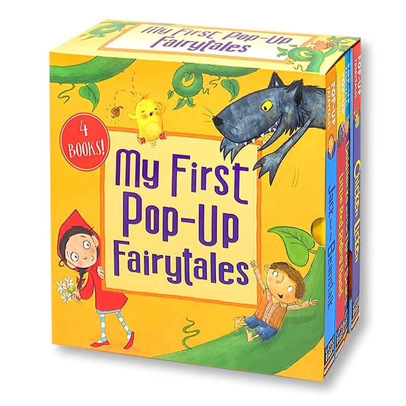 My First Pop-Up Fairytales 4 Books Collection Set (Chicken Licken, Little Red Riding Hood, Goldilocks, Jack and the Beanstalk)