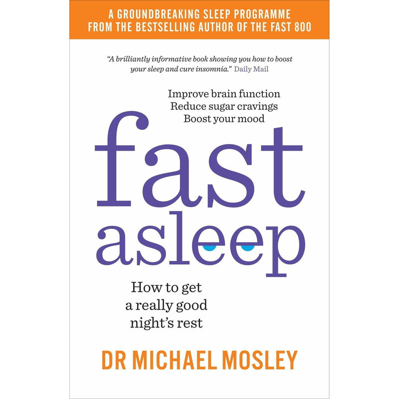 Michael Mosley Collection 3 Books Set (Covid-19, Fast Asleep, The Fast 800)