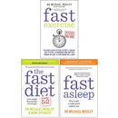 Michael Mosley 3 Books Collection Set (Fast Exercise, The Fast Diet, Fast Asleep)