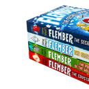 Jamie Smart's Flember Series 4 Books Collection Set (The Glowing Skull, The Secret Book, The Power of the Wildening, The Crystal Caves)