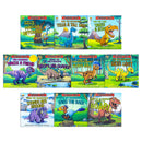 Dinosaur Tales 10 Picture Book Collection Set (Alfie The Allosaurus Learn to Roar, Olivia The Oviraptor Makes A Difference, Velu The Velociraptor Wins The ... Lost, Velu The Velociraptor Wins The Race)