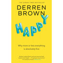 Derren Brown Collection 3 Books Set (Happy, A Little Happier [Hardcover], Tricks Of The Mind)