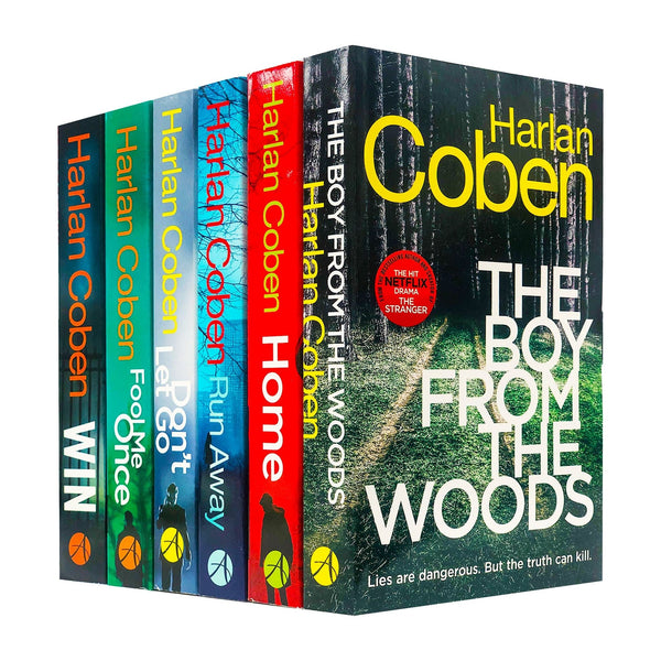 Harlan Coben The Stranger Series 6 Books Collection Set Now A Netflix Series