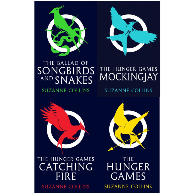 Hunger Games Collection by Suzanne Collins - 4 Books Set - The Ballad of Songbirds and Snakes