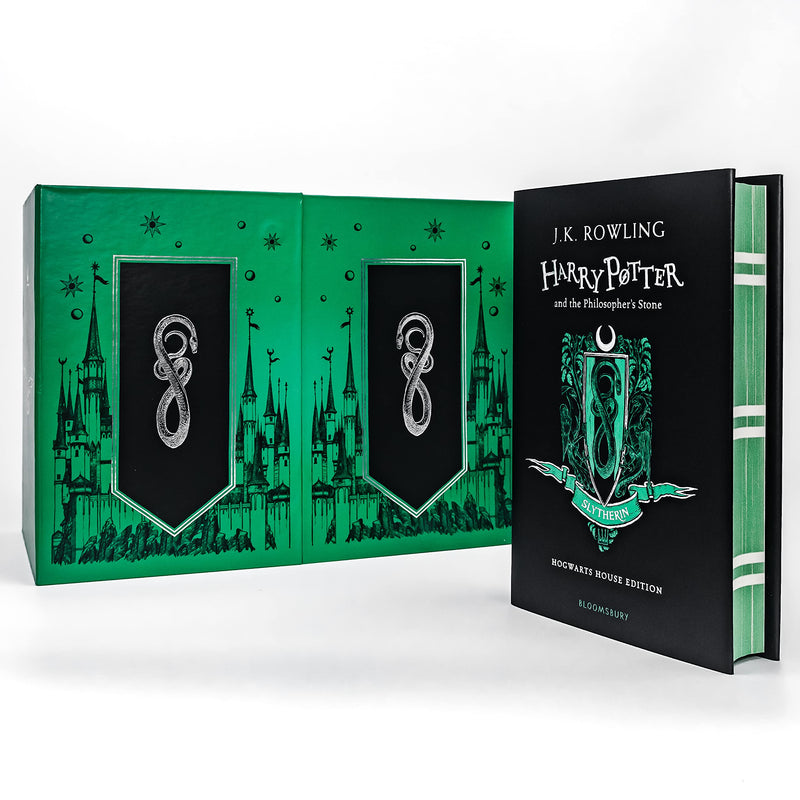 Buy Book Harry Potter Slytherin House Editions Hardback Box Set: J.K.  Rowling - NO BOX Hardback BOOKS by BLOOMSBURY CHILDRENS BOOKS