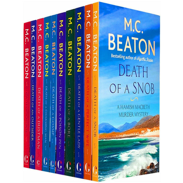 M C Beaton Hamish Macbeth Mystery Series 10 Books Collection Set Poison Pen, Nurse, Gossip