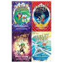 Harley Hitch 4 Books Collection Set by Vashti Hardy (The Iron Forest, The Missing Moon, The Fossil Mystery, Takes Flight)