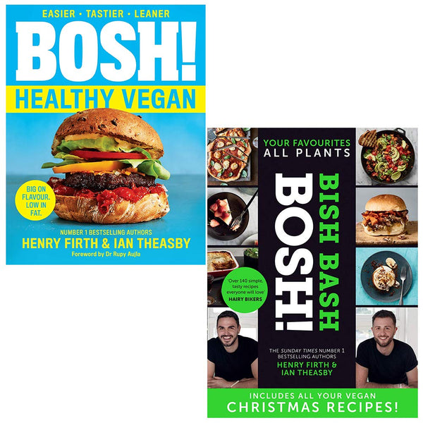 Bosh Healthy Vegan, [Hardcover] Bish Bash Bosh 2 Books Collection Set By Henry Firth, Ian Theasby