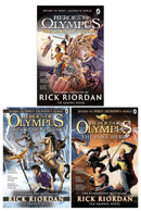 Heroes of Olympus Graphic Novels 3 Books Collection Set by Rick Riordan (The Lost Hero, The Son Of Neptune, The Mark of Athena)