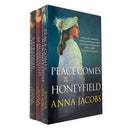 The Honeyfield Series 3 Books Collection Set By Anna Jacobs - The Honeyfield Bequest A Stranger In..