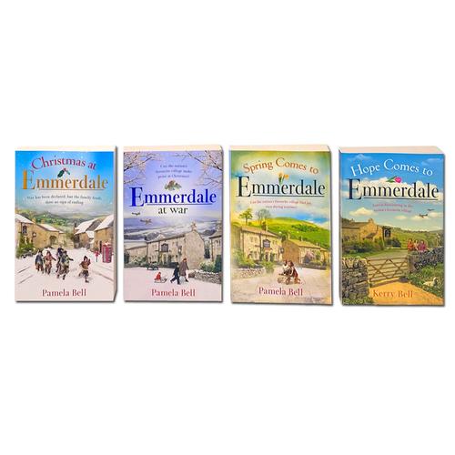 Emmerdale Book Series 4 Books Collection Set by Pamela &amp; Kerry Bell (Hope Comes To, At War, Christmas At, Spring Comes To)