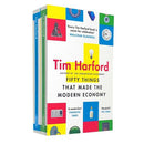 Tim Harford Collection 2 Books Set Fifty Things That Made the Modern Economy, The Undercover Economist