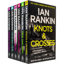 Ian Rankin Inspector Rebus Series Collection 6 Books Set Knots & Crosses, Hide & Seek, Tooth & Nail, Strip Jack, The Black Book, Mortal Causes