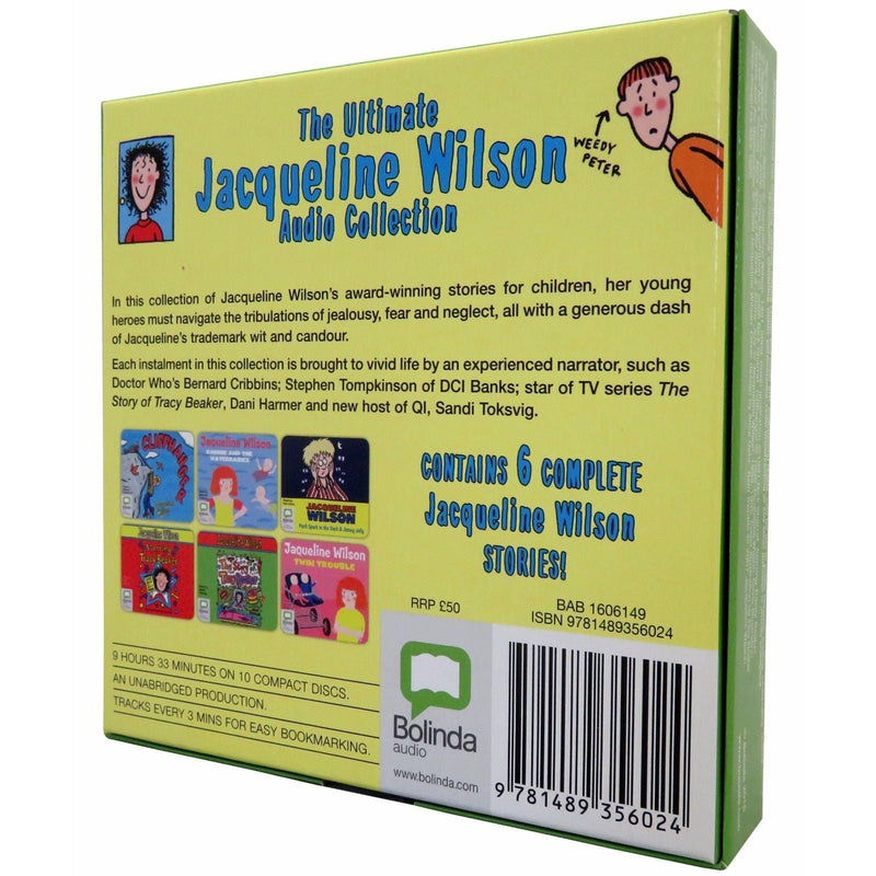 The Ultimate Jacqueline Wilson Audio 10 CDs Collection Includes 6 Stories