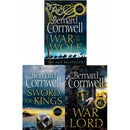 Bernard Cornwell The Last Kingdom Series Collection 3 Book Set( 11-13, Warlord, Sword of Kings, War of Wolf)