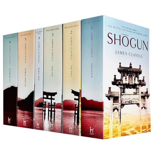 The Novels of Asian Saga Series 6 Books Collection Set By James Clavell (Shogun, Tai-Pan, Gai-Jin, King Rat, Noble House & Whirlwind)