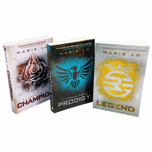 Marie Lu The Legend Trilogy 3 Books Collection Set Legend, Prodigy, Champion