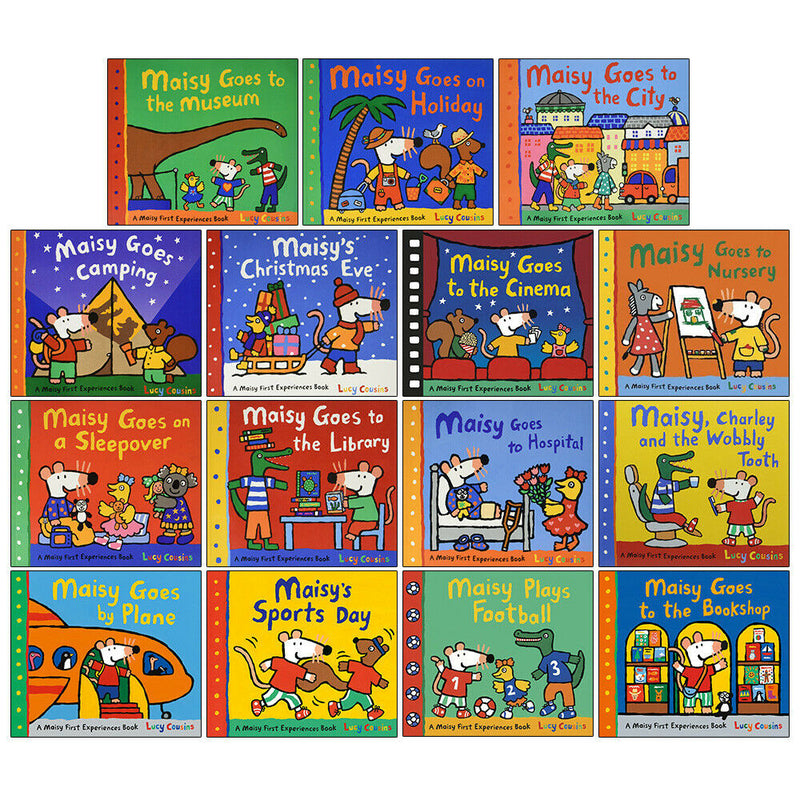 Maisy Mouse First Experience 15 Books Pack Collection Set by Lucy Cousins