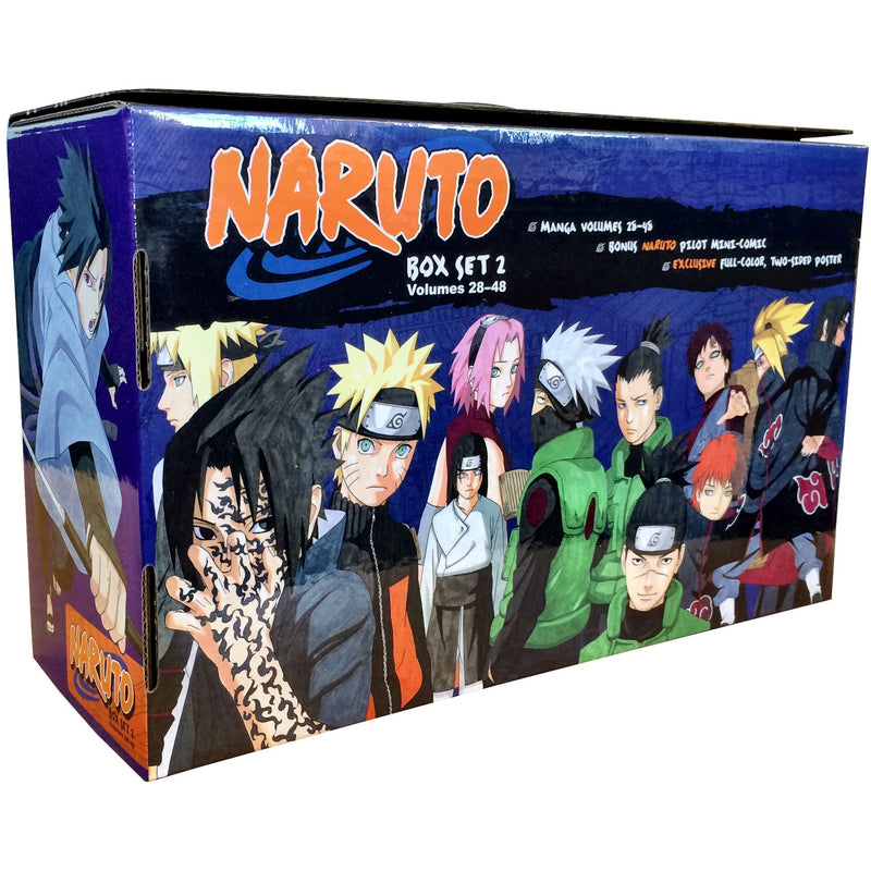 Naruto Box Set 2 28-48 Complete Childrens Gift Set Collection Masashi Kishimoto