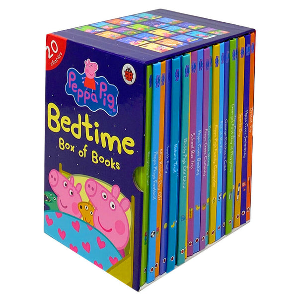 Peppa Pig Bedtime Box of Books 20 Stories Ladybird Collection Box Set, Peppa Goes Swimming...