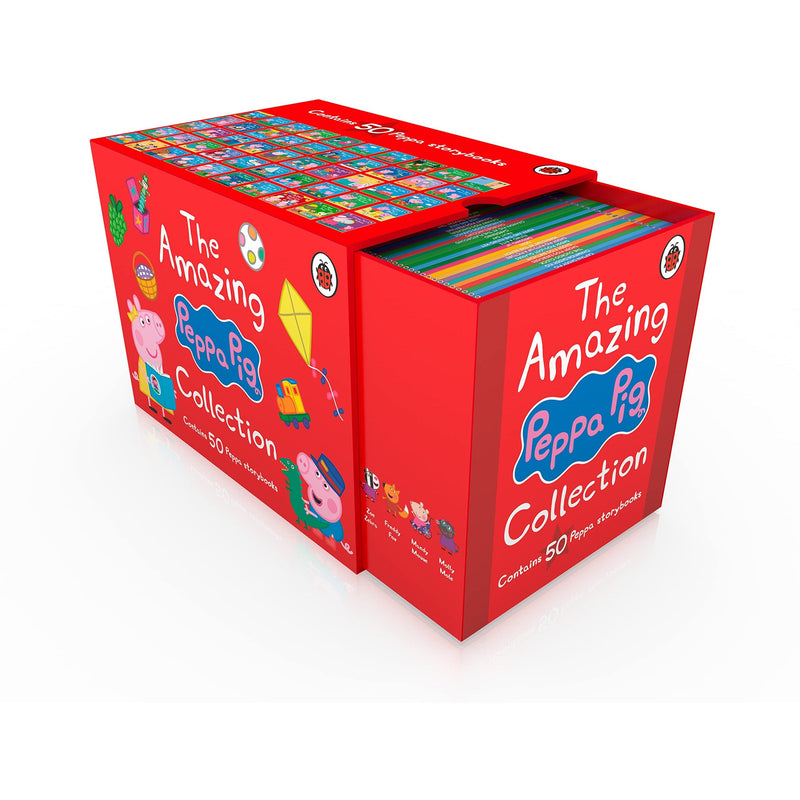 The Amazing Peppa Pig Collection 50 Books Box Set RED BOX