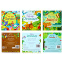 Usborne Pop Up Collection 3 books Set By Fiona Watt (Pop-Up Dinosaurs, Pop-Up Jungle, Pop-Up Garden)