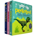 Pop-Up Peekaboo Collection 3 Books Set By DK (Baby Dinosaur, I Love You, Bedtime)