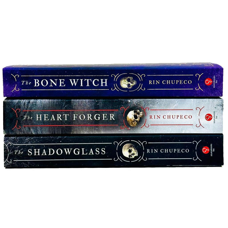 The Bone Witch Series 3 Books Collection Set By Rin Chupeco (The Bone Witch, The Heart Forger & The Shadowglass)