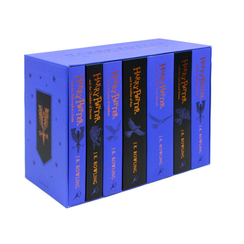 Harry Potter Ravenclaw House Editions PAPERBACK Box Set: J.K. Rowling - 7 books Set