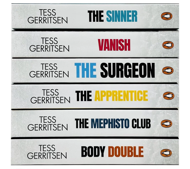 Tess Gerritsen Rizzoli & Isles Series 1-6 Books Collection Set (The Apprentice, The Surgeon, The Sinner, Vanish, The Memphisto Club, Body Double)