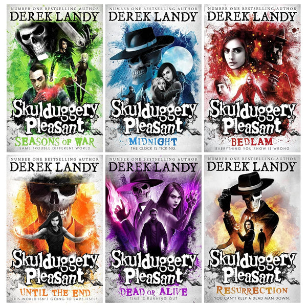 Skulduggery Pleasant Series 6 Books Collection Set by Derek Landy (Book 10 - 15)