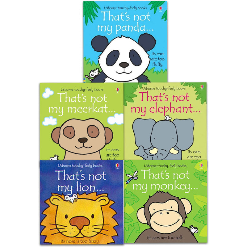 Usborne Thats Not My Wildlife 10 Books Collection Set Pack (Toddlers) Fiona Watt Touchy-Feely Board Baby Books