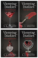 The Vampire Diaries Series 1 Collection 4 Books Set By L J Smith (The Awakening, The Struggle + More)