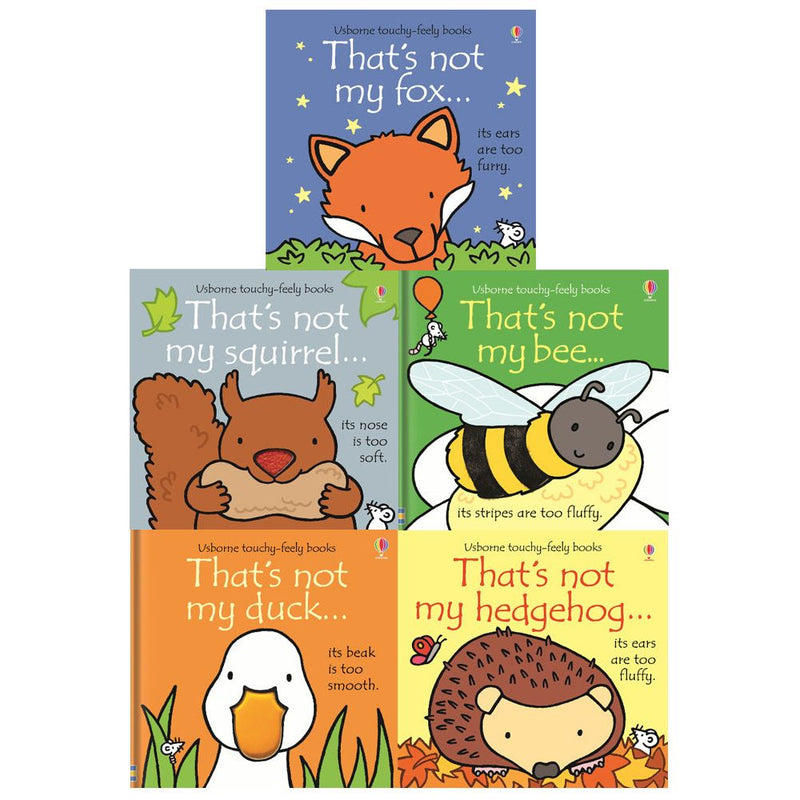 Usborne Thats Not My Wildlife 10 Books Collection Set Pack (Toddlers) Fiona Watt Touchy-Feely Board Baby Books