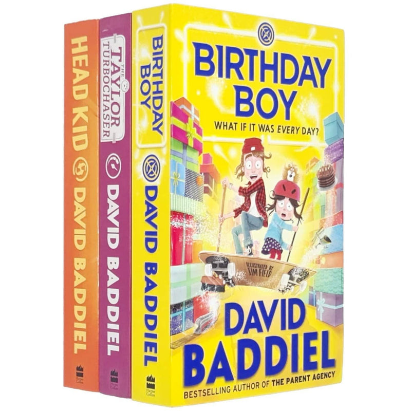 David Baddiel Collection 3 Books Set (Birthday Boy, The Taylor Turbochaser, Head Kid)