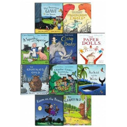 Julia Donaldson Picture Book Collection 10 Books Set - books 4 people