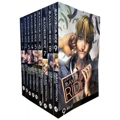 James Patterson Maximum Ride Manga Series 9 Books Collection Set - books 4 people