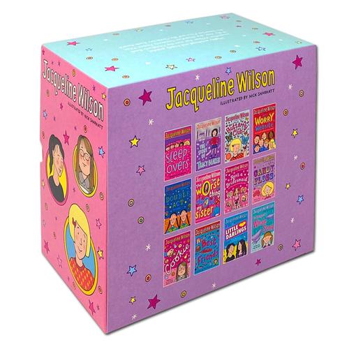 Jacqueline Wilson 12 Books Box Collection Set NEW SERIES Double Act, Candyfloss, Rent a Bridesmaid, Cookie, Little Darlings, Best Friends