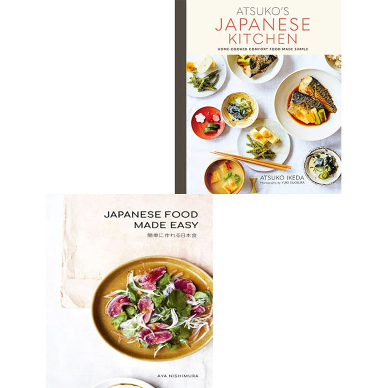 Japanese Food 2 Books Collection Set (Japanese Food Made Easy, Atsukos Japanese Kitchen Home-cooked comfort food made simple (Hardback))