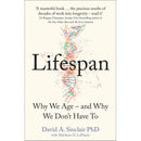 Lifespan, The Telomere Effect & How Not to Die Collection 3 Books Set - Living Younger, Healthier, Longer