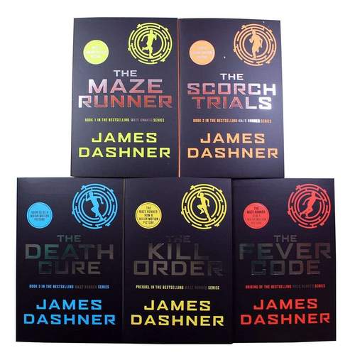 Maze Runner Series by James Dashner - 5 Books Set