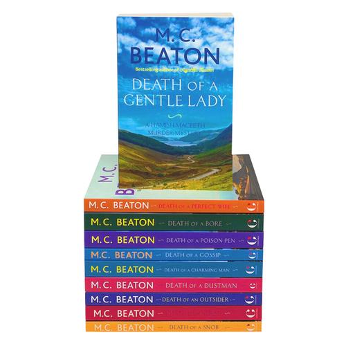 M C Beaton Hamish Macbeth Mystery Series 10 Books Collection Set Poison Pen, Nurse, Gossip