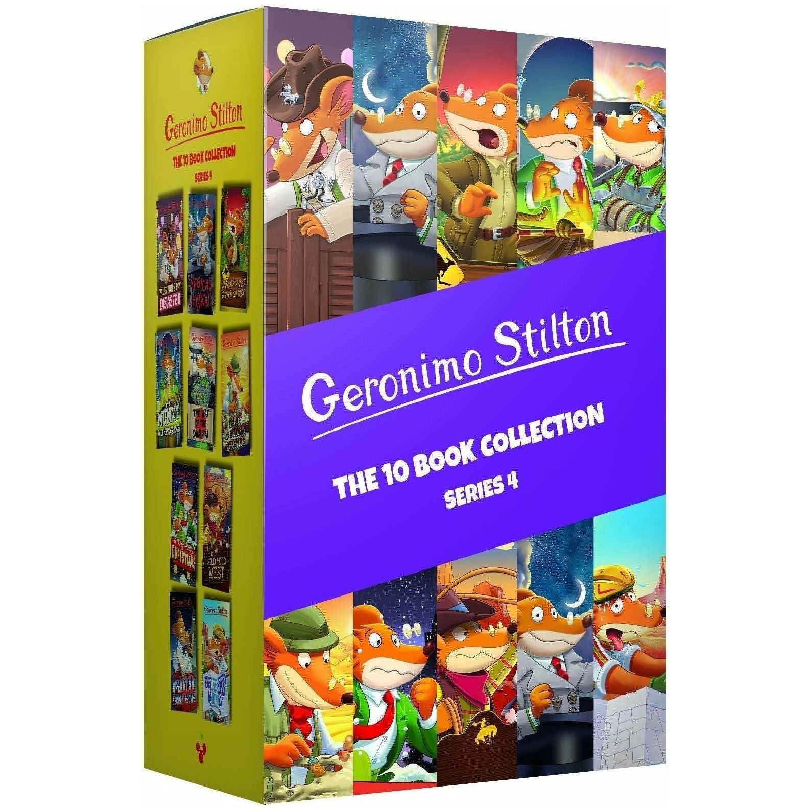 Buy Book Geronimo Stilton Series 4 Collection 10 Books Box Set by Sweet  Cherry Publishing