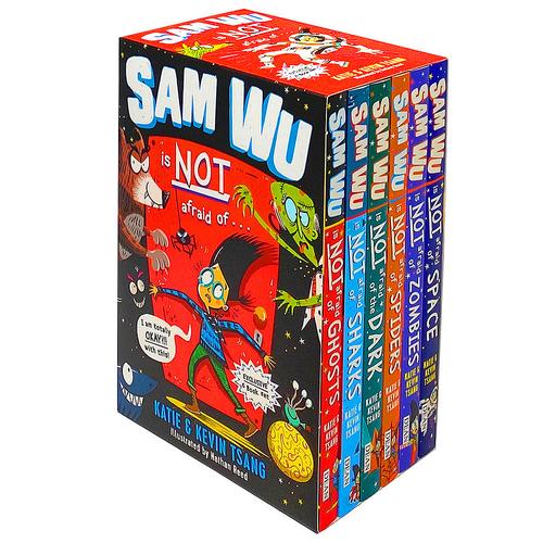 Sam Wu Is Not Afraid Series 6 Books Collection Box Set By Kevin Tsang and Katie Tsang